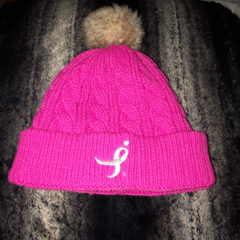 Breast cancer Pom Hat